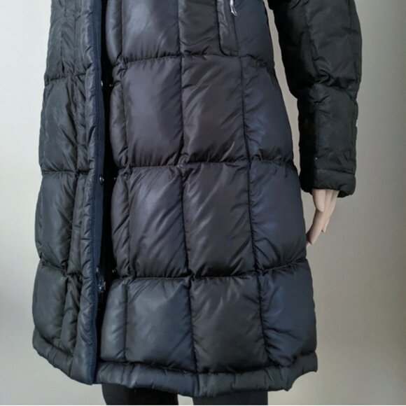 North Face 600 down parka long black puffer coat, women's small - Picture 5 of 11
